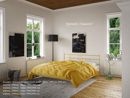 Металлические и кованые кровати Кровать Лаванда-TENERO