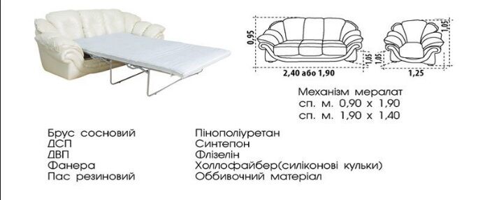 Прямые диваны Диван Богема-2-Элегант