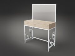 ТУАЛЕТНЫЕ СТОЛИКИ Трюмо+пуф Кадис-TENERO