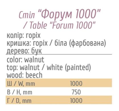 Обеденные столы Стол Форум-МебельСервис
