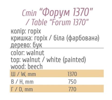 Обеденные столы Стол Форум-МебельСервис